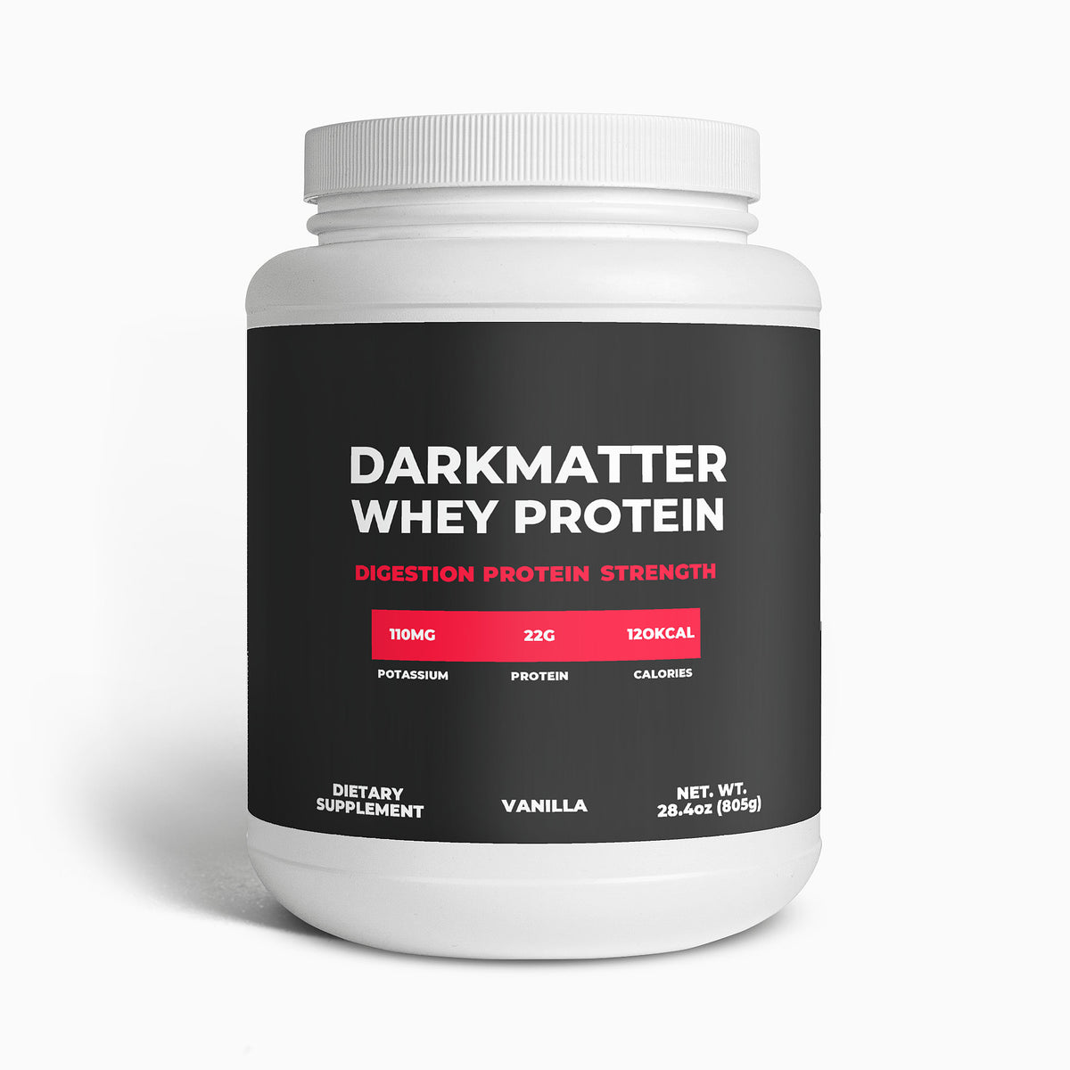 DARK MATTER WHEY PROTEIN ISOLATE (VANILLA)