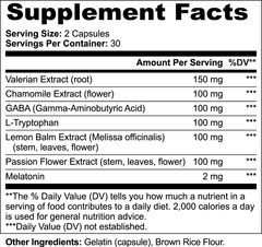 Dark Matter Sleep Formula