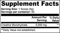 Dark Matter Creatine Monohydrate