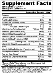 Dark Matter Multivitamin Bear Gummies
